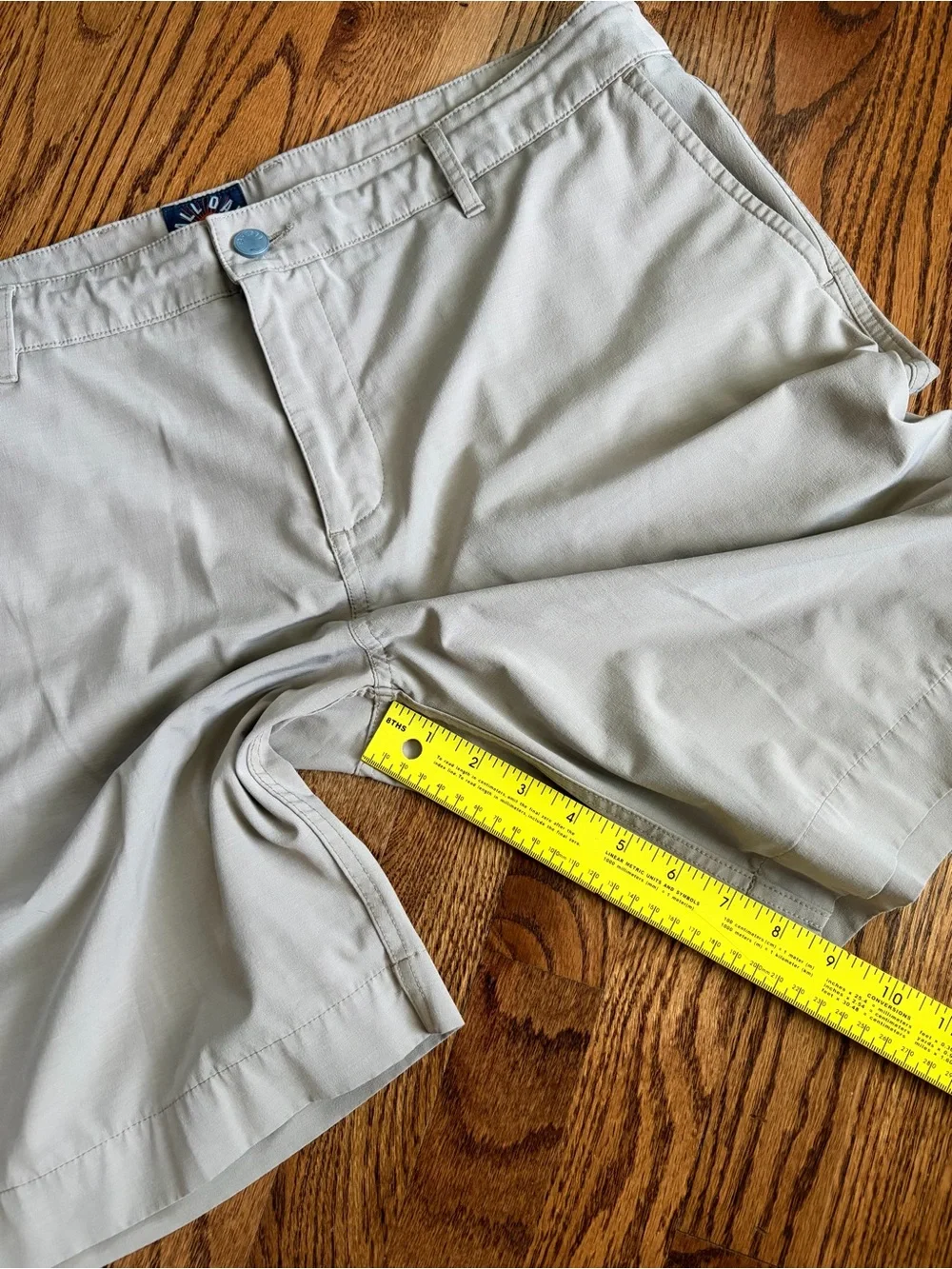 Faherty All Day Shorts 9” Stone Men’s 36 Performance Stretch Khaki